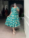 NNK4509 Vichritra Silk With Floral Print Frock Ethnic Wear Collection Exporters In India